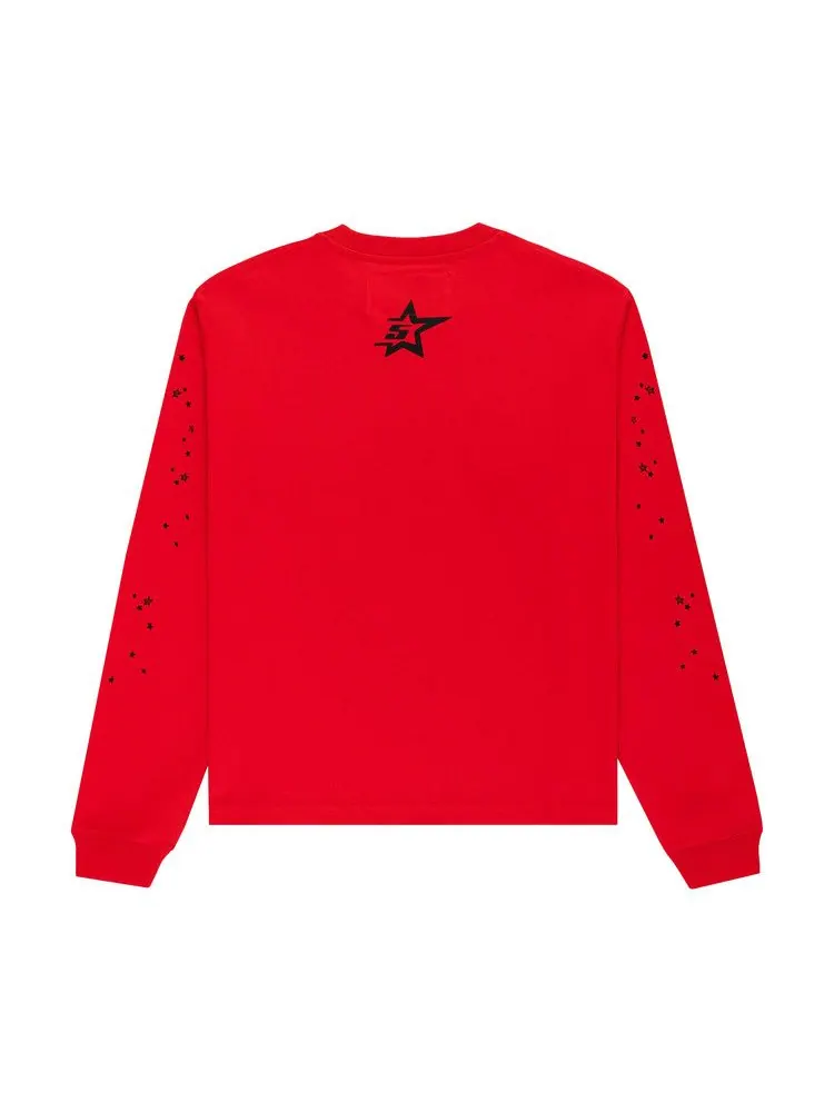 Лонгслив Sp5der Punk V2 Long-Sleeve — изображение 2 из 3, красный