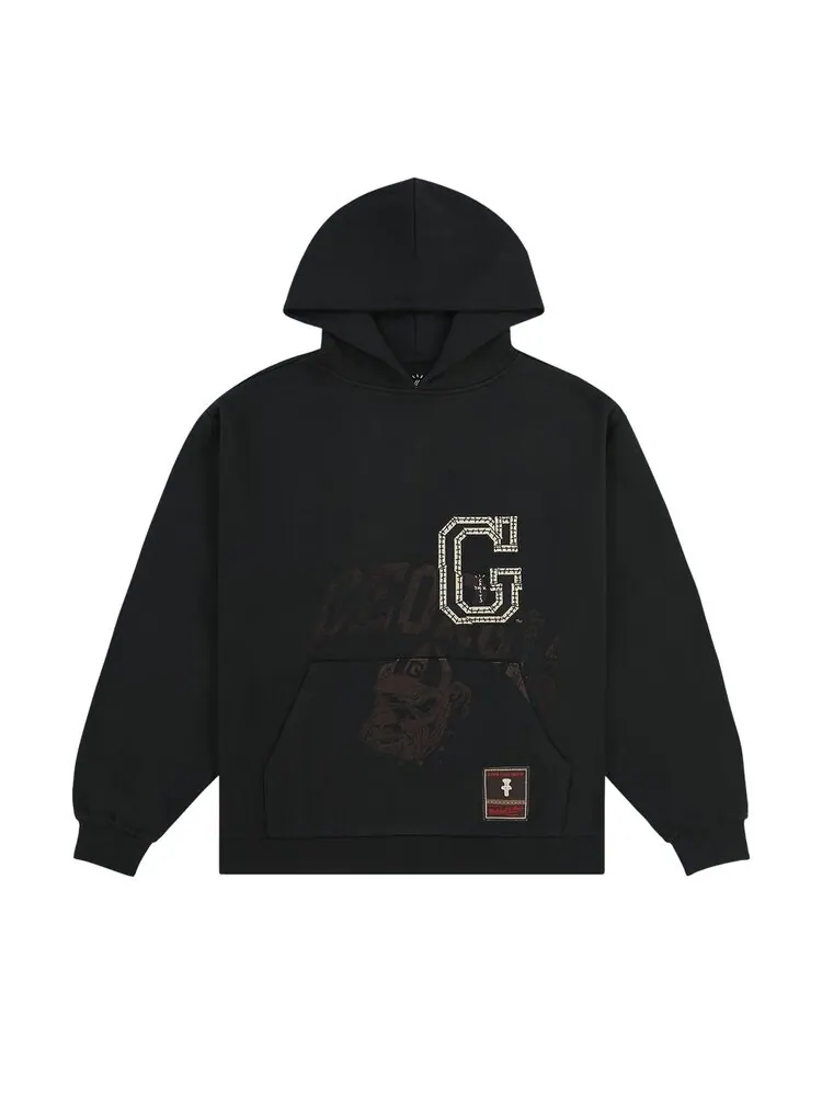 Худи Cactus Jack By Travis Scott Cactus Jack by Travis Scott x Mitchell & Ness University Of Georgia Hoodie, черный