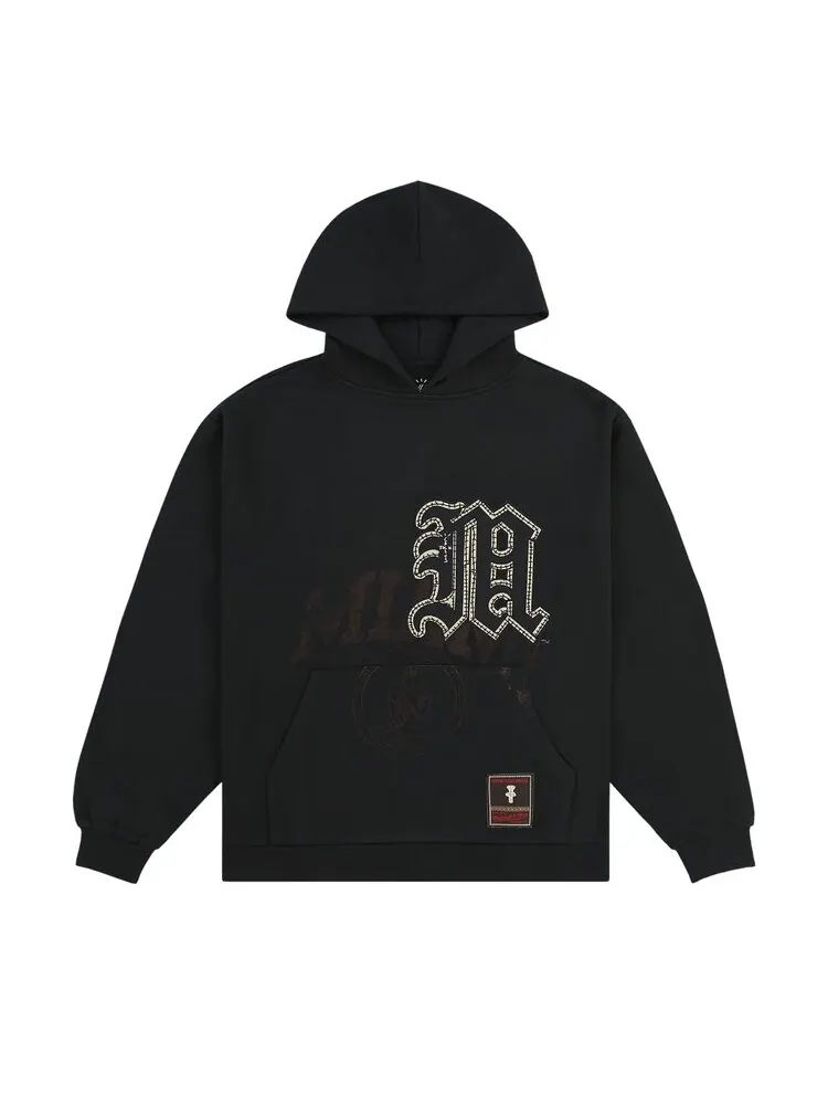 Худи Cactus Jack By Travis Scott Cactus Jack by Travis Scott x Mitchell & Ness University Of Miami Hoodie, черный