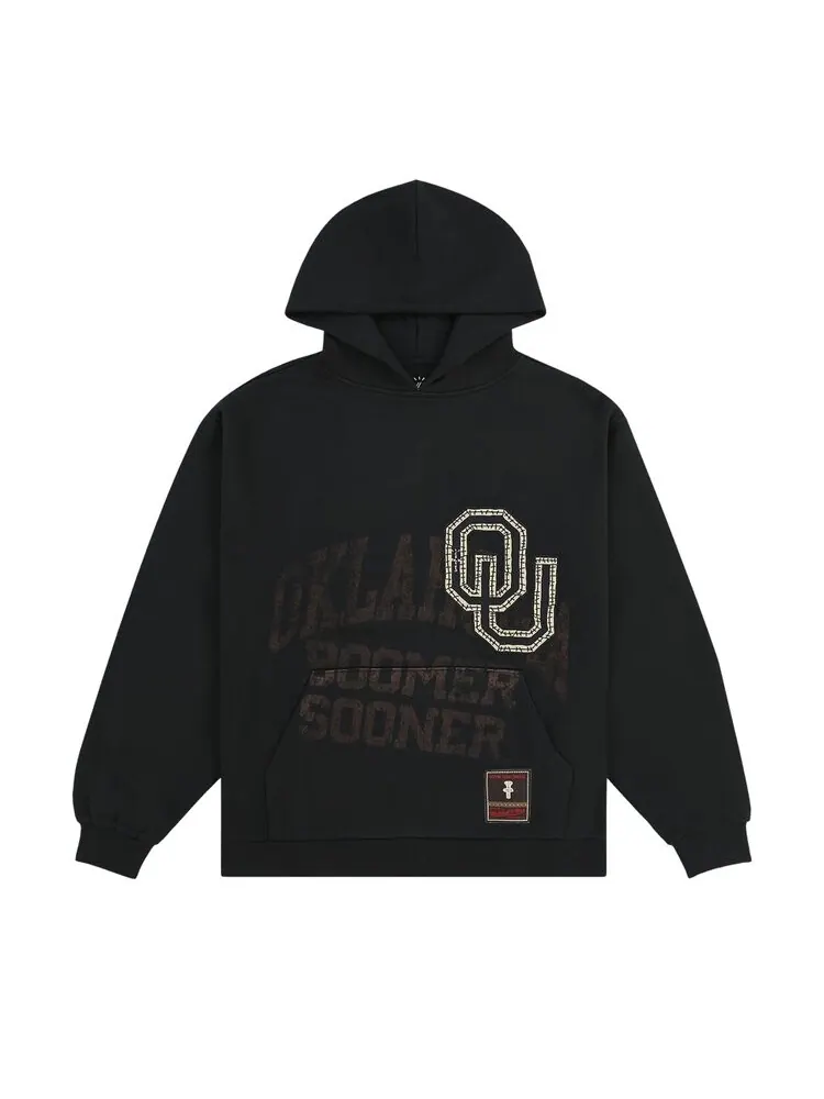 Худи Cactus Jack By Travis Scott Cactus Jack by Travis Scott x Mitchell & Ness University Of Oklahoma Hoodie, черный