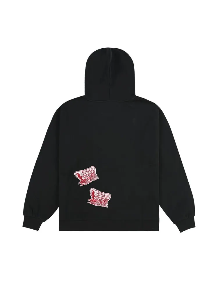 Худи Cactus Jack By Travis Scott Cactus Jack by Travis Scott x Mitchell & Ness University Of Oklahoma Hoodie, черный