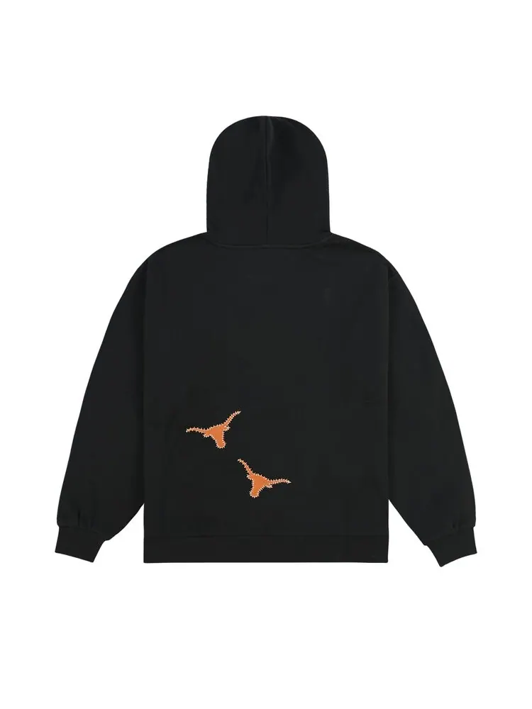 Худи Cactus Jack By Travis Scott Cactus Jack by Travis Scott x Mitchell & Ness University Of Texas Hoodie, черный