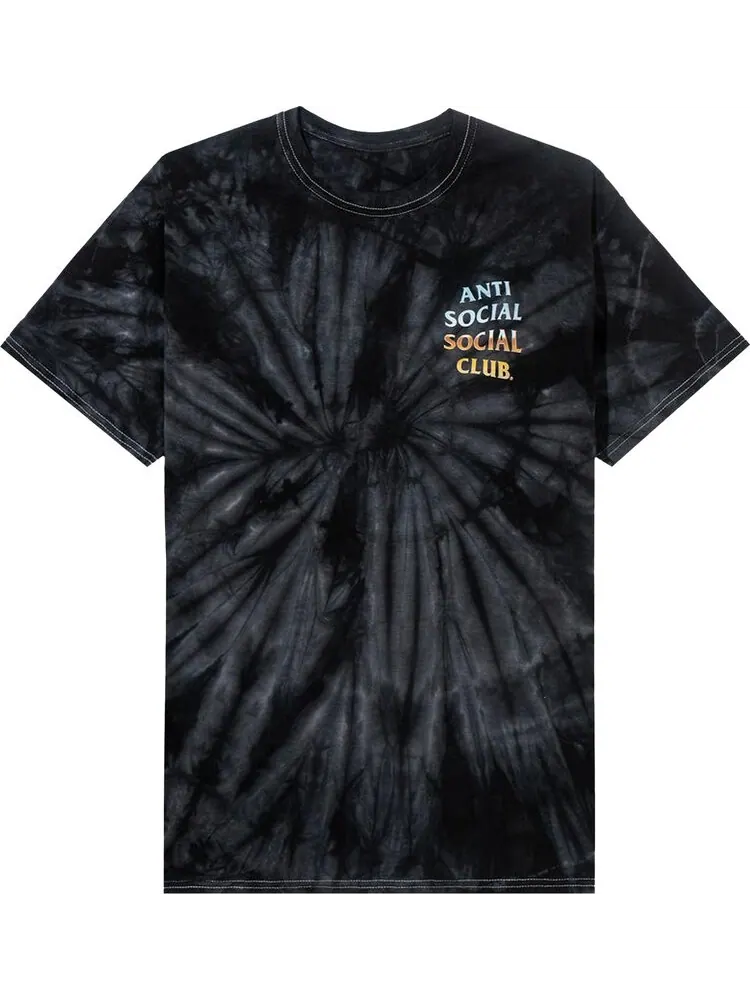Футболка Anti Social Social Club Thermal Tie Dye Black — изображение 1 из 2, черный
