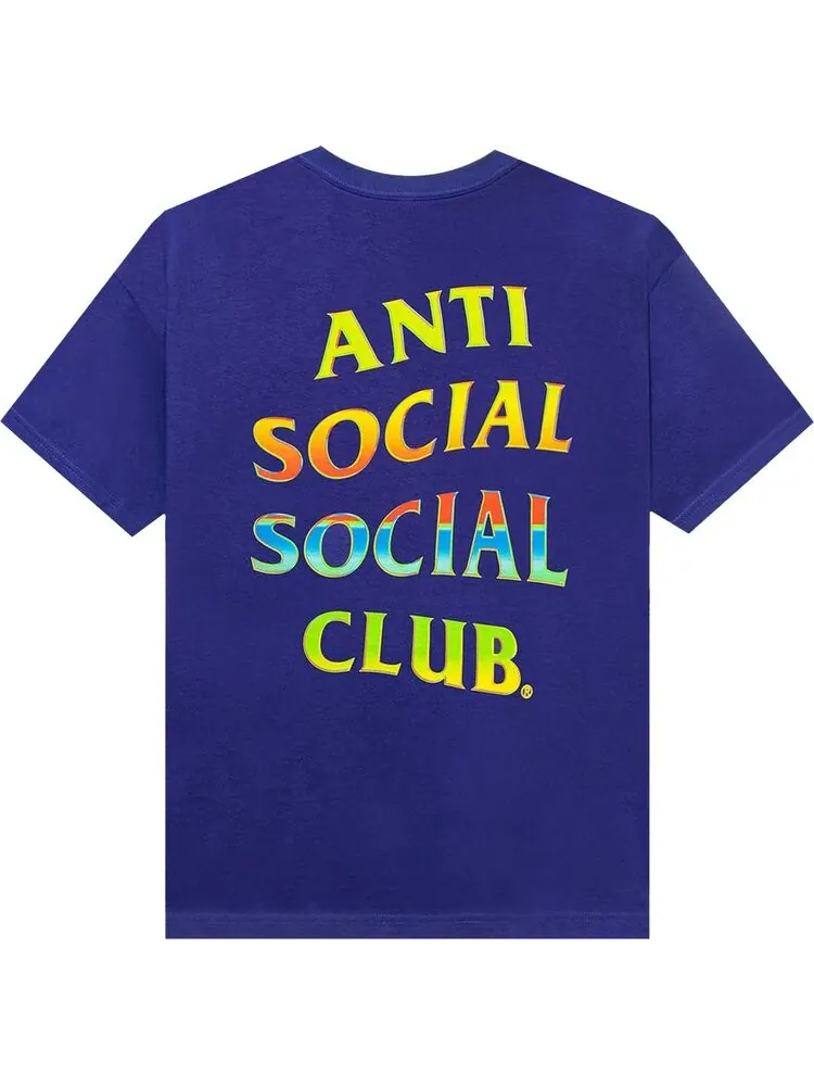 Футболка Anti Social Social Club Thermal Internal Purple Tee 'Purple' — изображение 2 из 2, фиолетовый