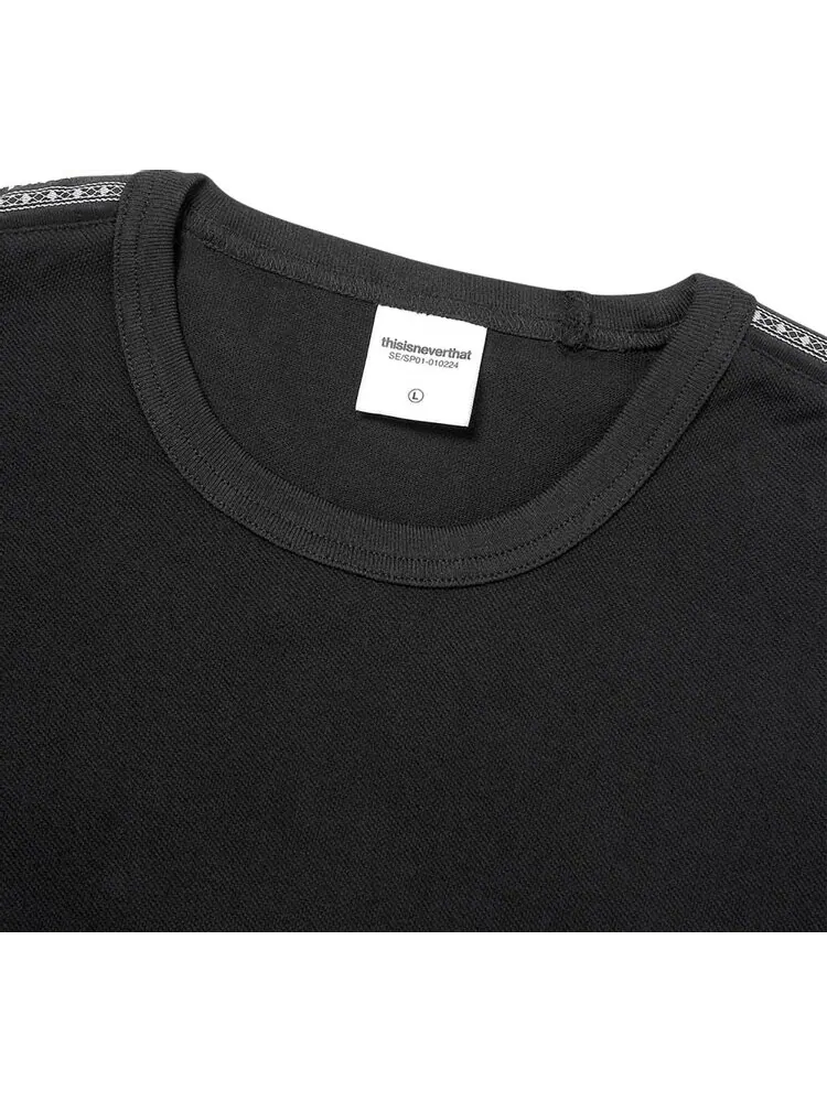 Лонгслив thisisneverthat Taped Long-Sleeve Top 'Black' — изображение 3 из 3, черный