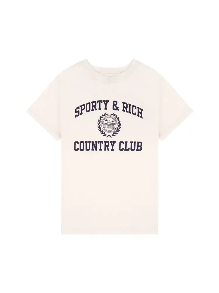 Спортивная и стильная футболка Sporty & Rich — изображение 1 из 1, белый