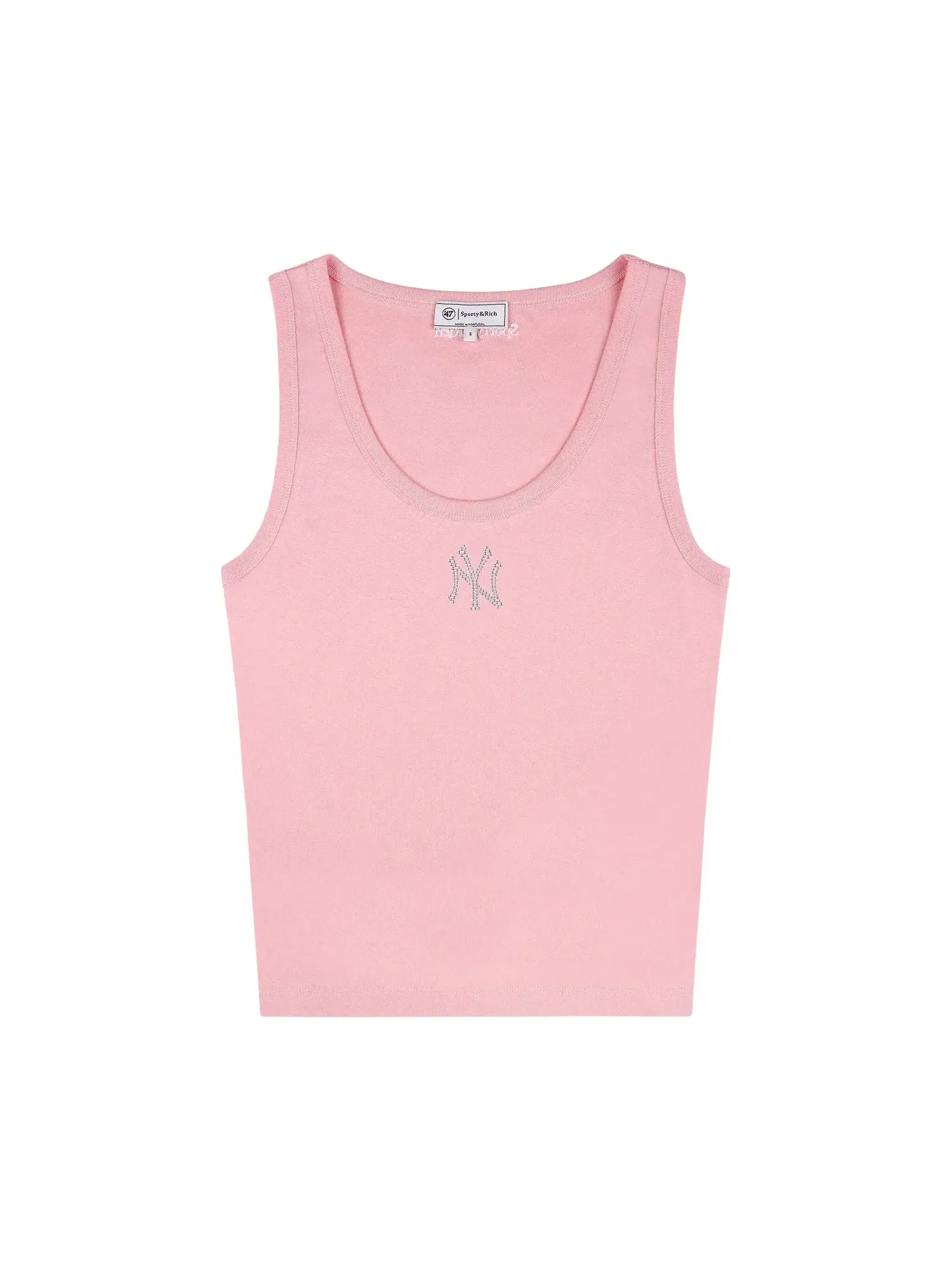 Топ Sporty & Rich Yankees Krystal Cropped Tank — изображение 1 из 2, белый