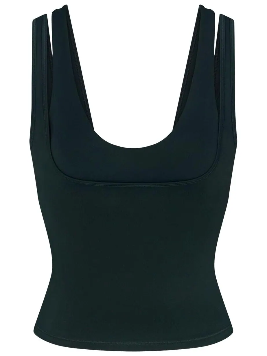 Топ NikeSKIMS Matte Double-Strap Scoop Tank Top — изображение 1 из 1, синий