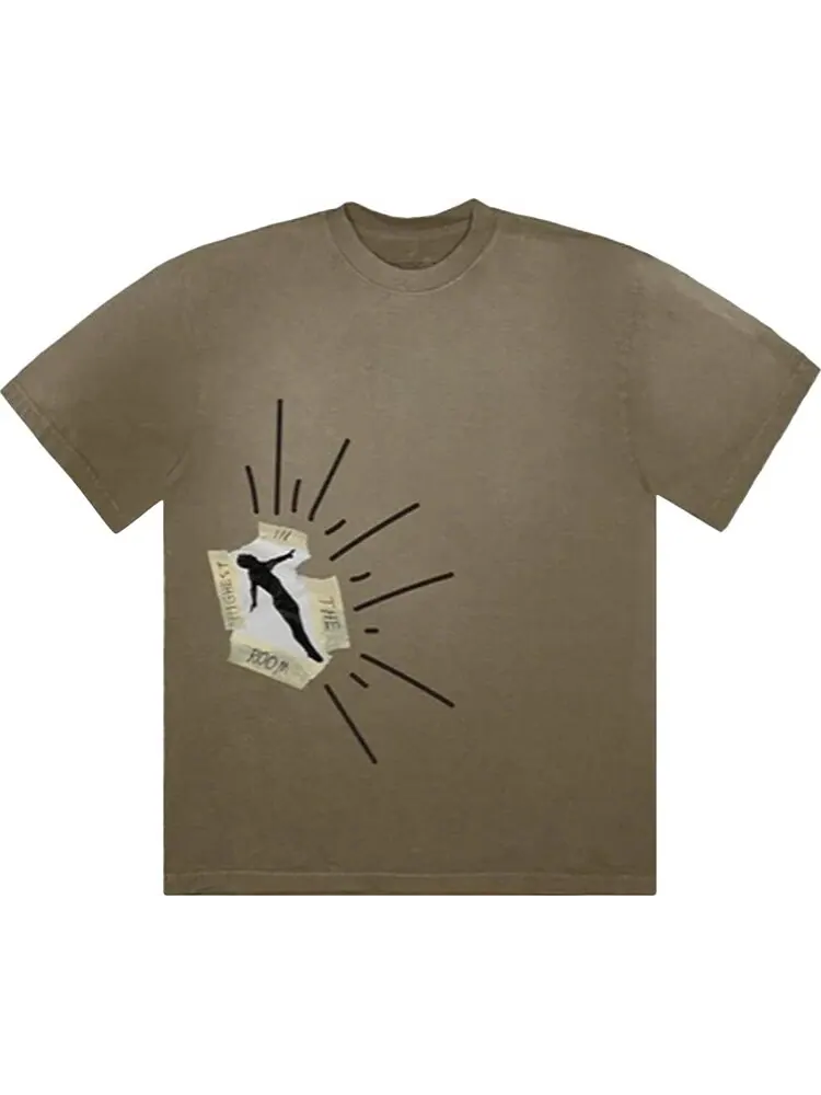 Футболка Cactus Jack by Travis Scott Highest In The Room Dive T-Shirt 'Green' — изображение 1 из 2, зеленый