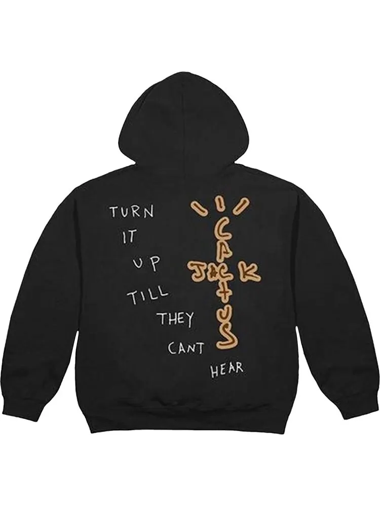 Худи Cactus Jack by Travis Scott Highest In The Room Sun Hoodie 'Black' — изображение 2 из 2, черный