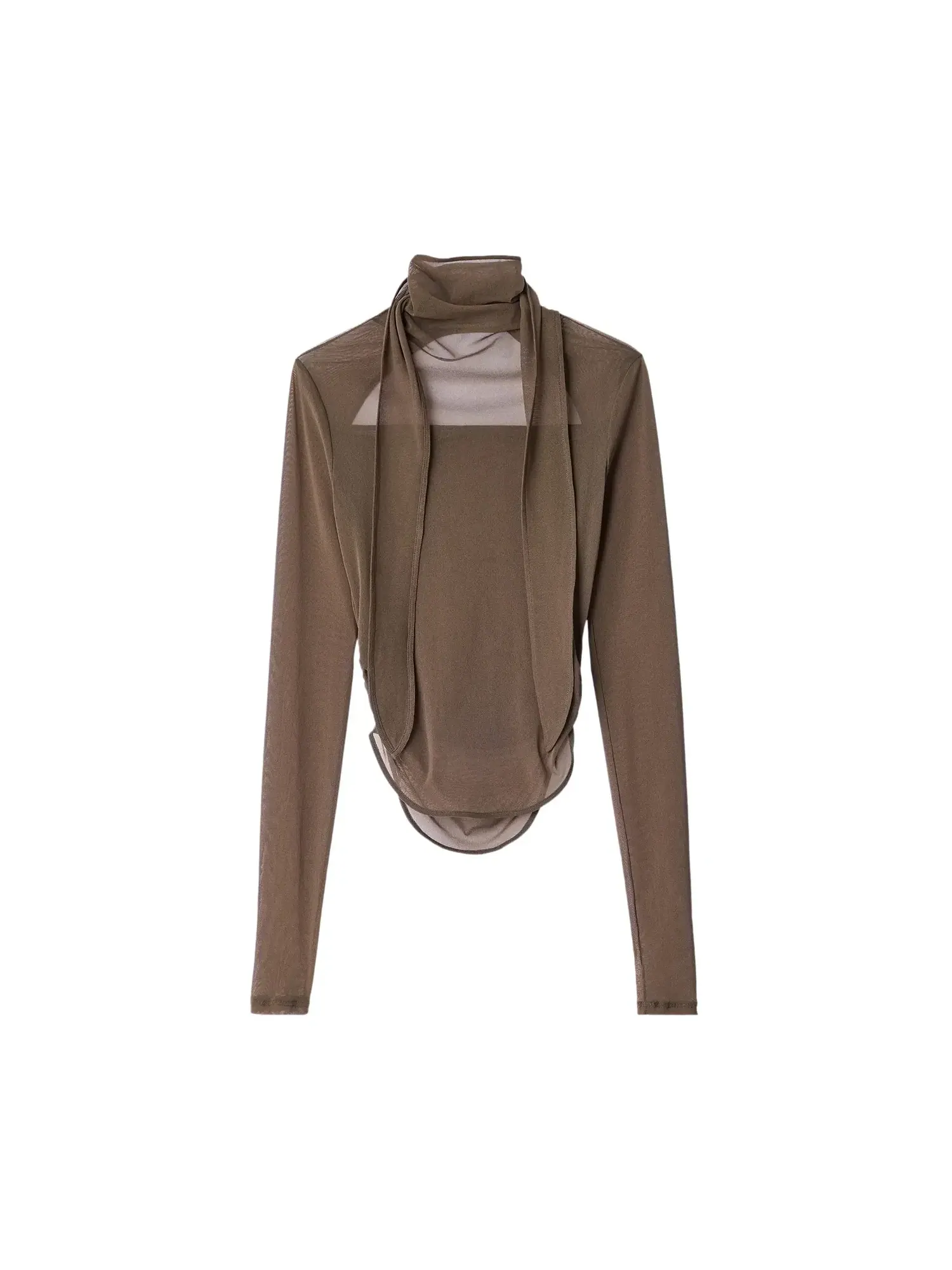 Топ Lemaire Ballerina Foulard — изображение 1 из 1, коричневый