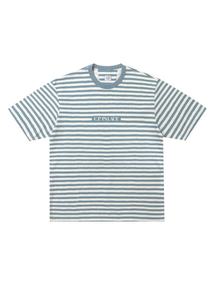 Футболка Palace x C.P. Company Jersey Printed T-Shirt — изображение 1 из 2, синий