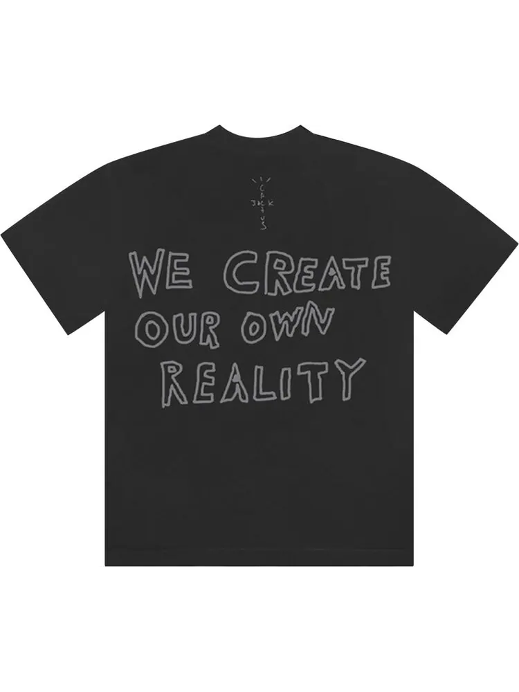 Футболка Cactus Jack by Travis Scott JACKBOYS Shatter T-Shirt 'Black' — изображение 2 из 2, черный