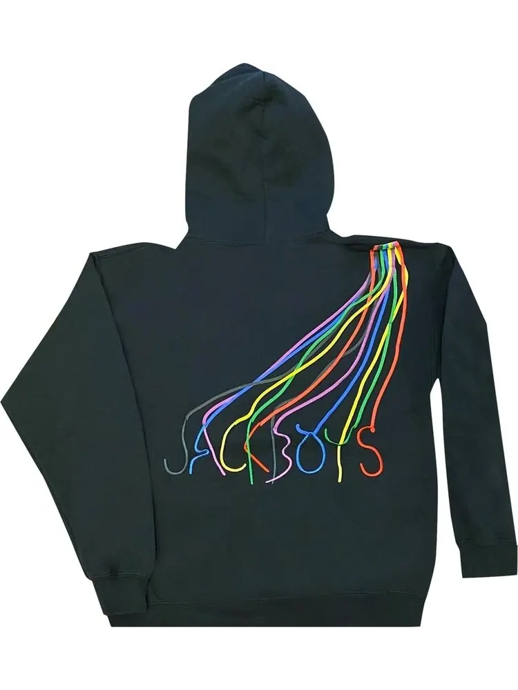 Худи Cactus Jack by Travis Scott JACKBOYS Cord Cutters Hoodie 'Black' — изображение 2 из 2, черный