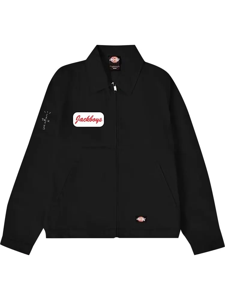 Куртка Cactus Jack by Travis Scott x Dickies JACKBOYS Work Jacket 'Black' — изображение 1 из 2, черный