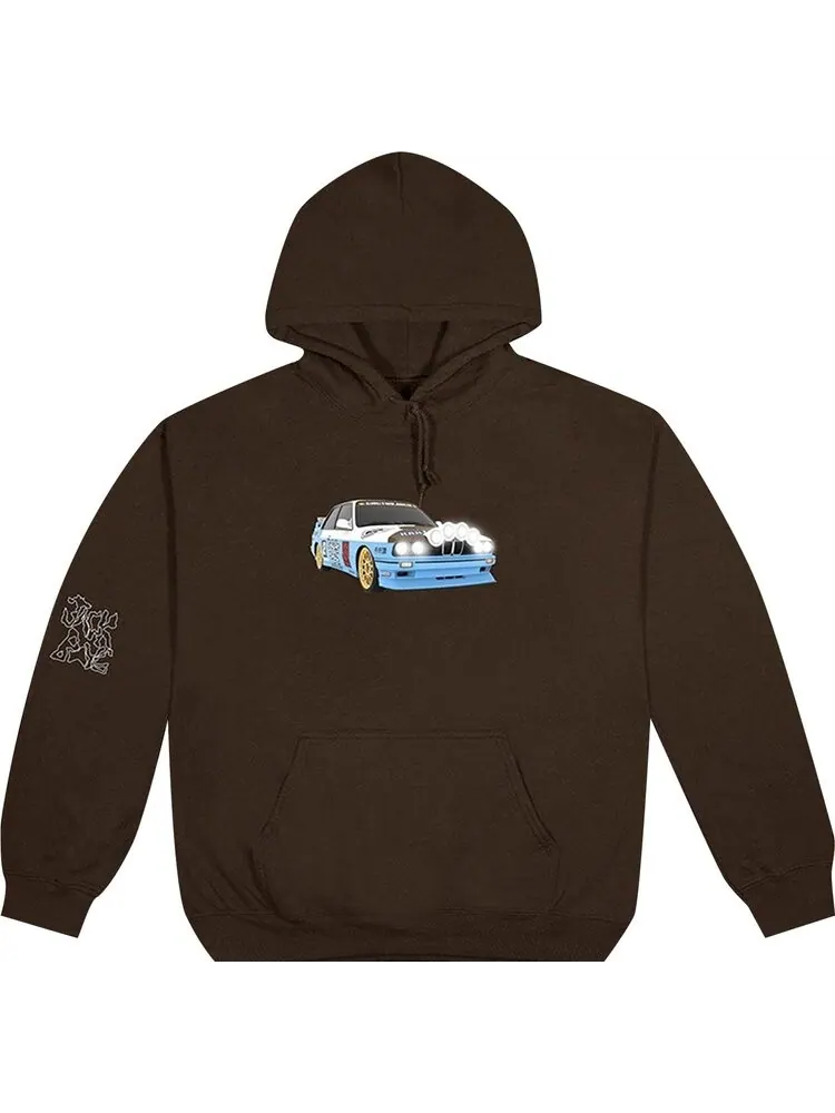 Худи Cactus Jack by Travis Scott JACKBOYS Vehicle Hoodie V 'Brown' — изображение 1 из 1, коричневый