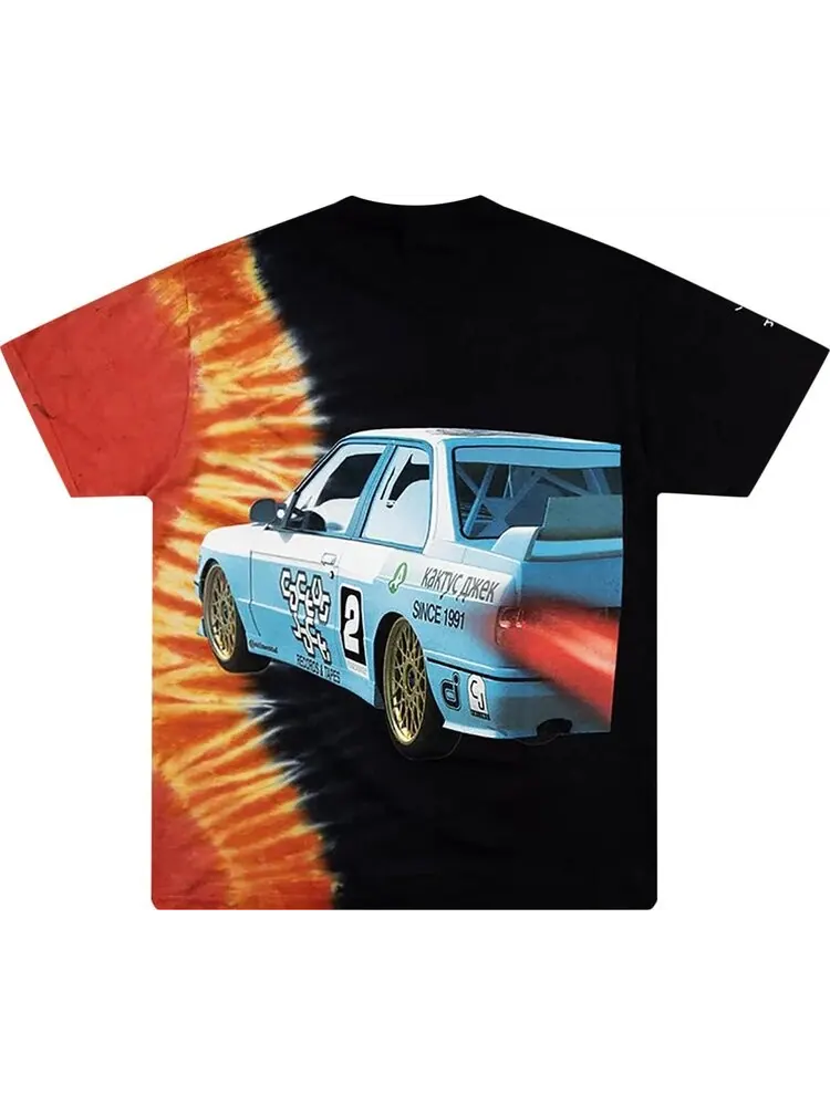 Футболка Cactus Jack by Travis Scott JACKBOYS Racing T-Shirt 'Tie-Dye' — изображение 2 из 2, мульти