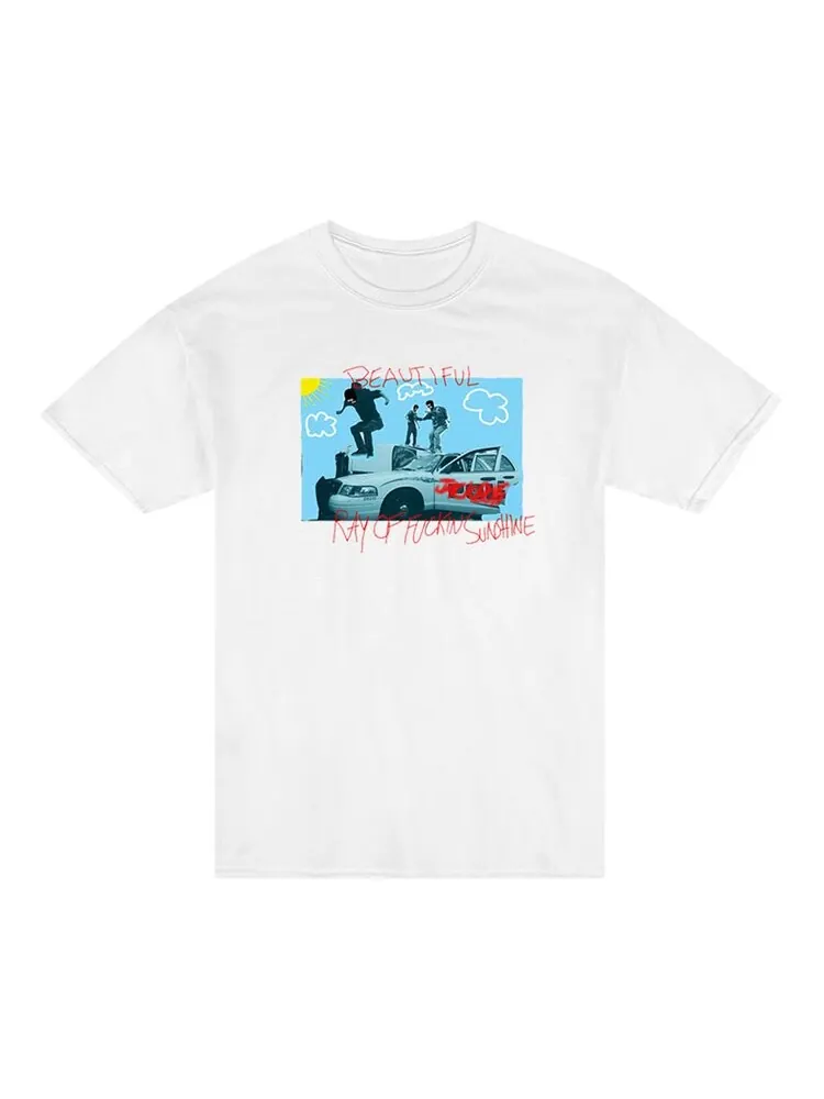 Футболка Cactus Jack by Travis Scott JACKBOYS Ray Of Sunshine T-Shirt 'White' — изображение 1 из 1, белый