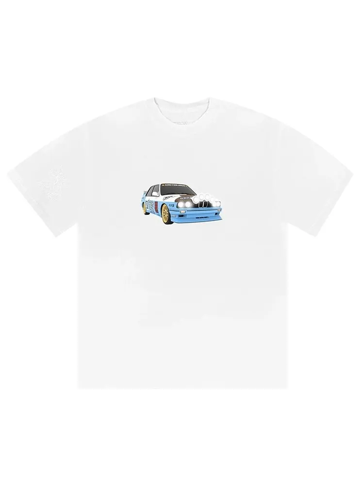 Футболка Cactus Jack by Travis Scott JACKBOYS Vehicle T-Shirt III 'White' — изображение 1 из 1, белый