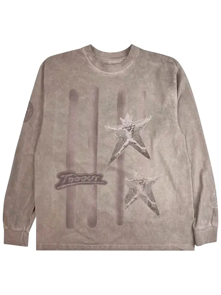 Футболка Cactus Jack by Travis Scott Long-Sleeve II Tee 'Taupe' — изображение 1 из 2, тауп