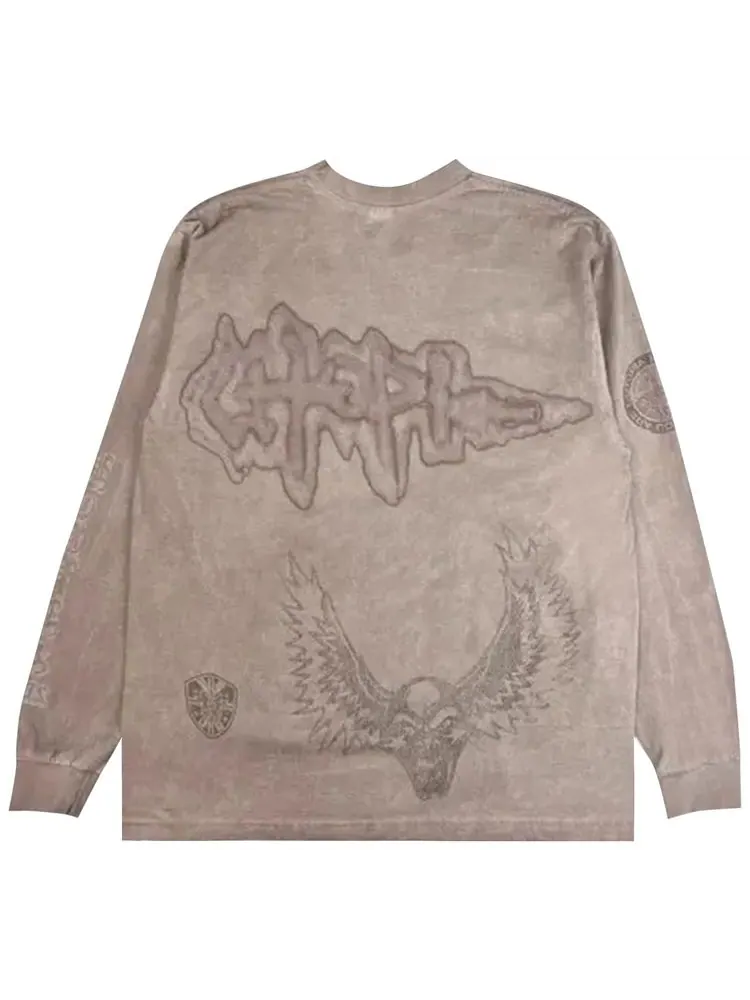Футболка Cactus Jack by Travis Scott Long-Sleeve II Tee 'Taupe' — изображение 2 из 2, тауп