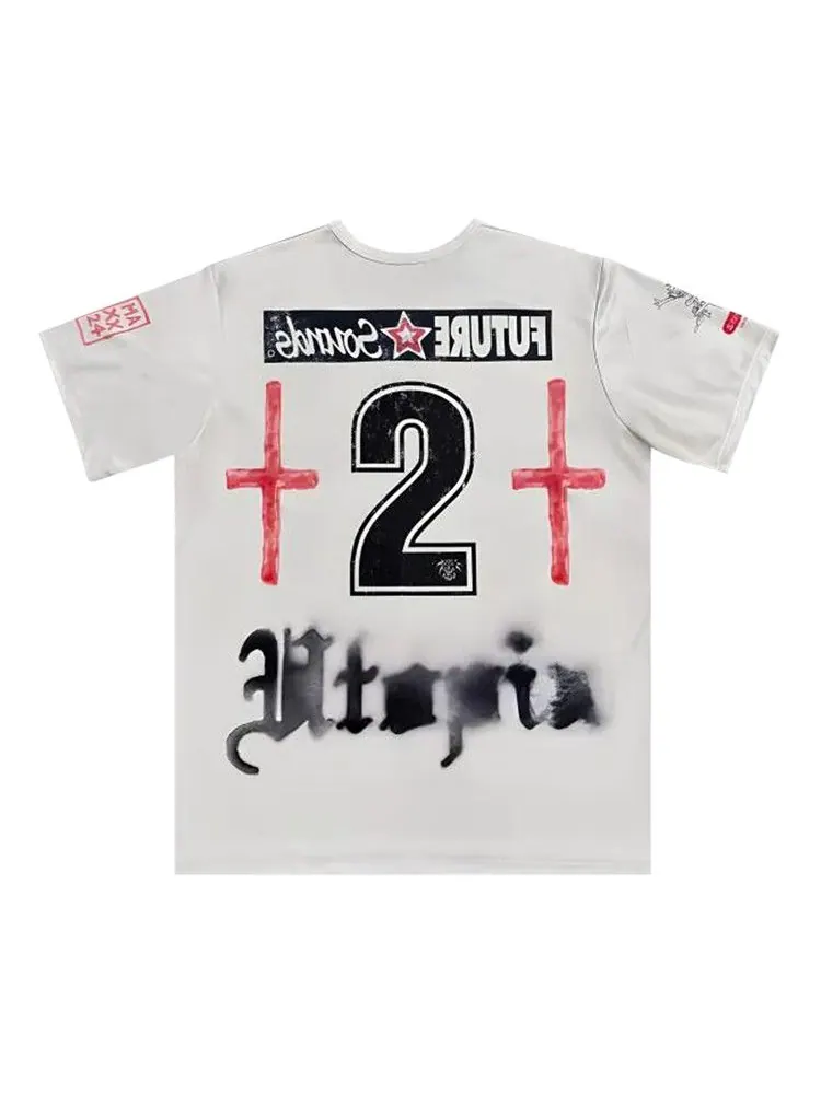 Джерси Cactus Jack by Travis Scott England Soccer Jersey — изображение 2 из 2, белый