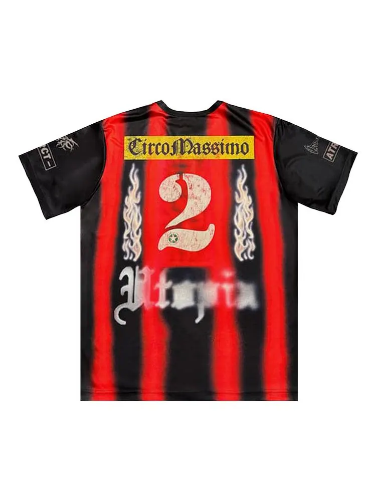 Джерси Cactus Jack by Travis Scott Italy Soccer Jersey — изображение 2 из 2, черный/красный