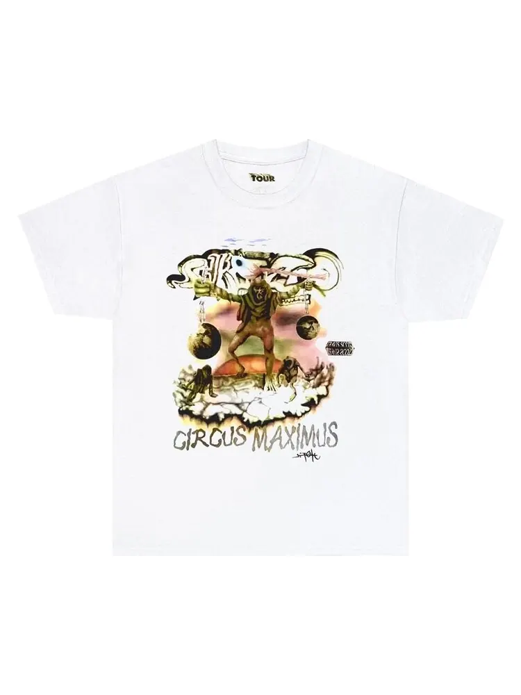 Футболка Cactus Jack By Travis Scott Cactus Jack by Travis Scott Utopia Tour Skitzo Circus Maximus Tee — изображение 1 из 2