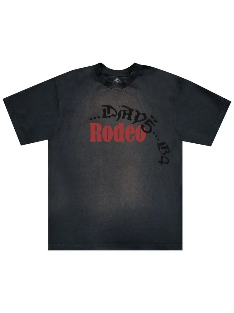 Футболка Cactus Jack by Travis Scott x Sp5der Days Before Rodeo Tee I Indigo — изображение 1 из 2, синий