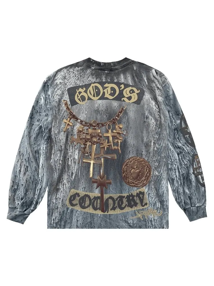 Лонгслив Cactus Jack By Travis Scott Cactus Jack by Travis Scott God's Country 'Multicolor' — изображение 2 из 2, мульти