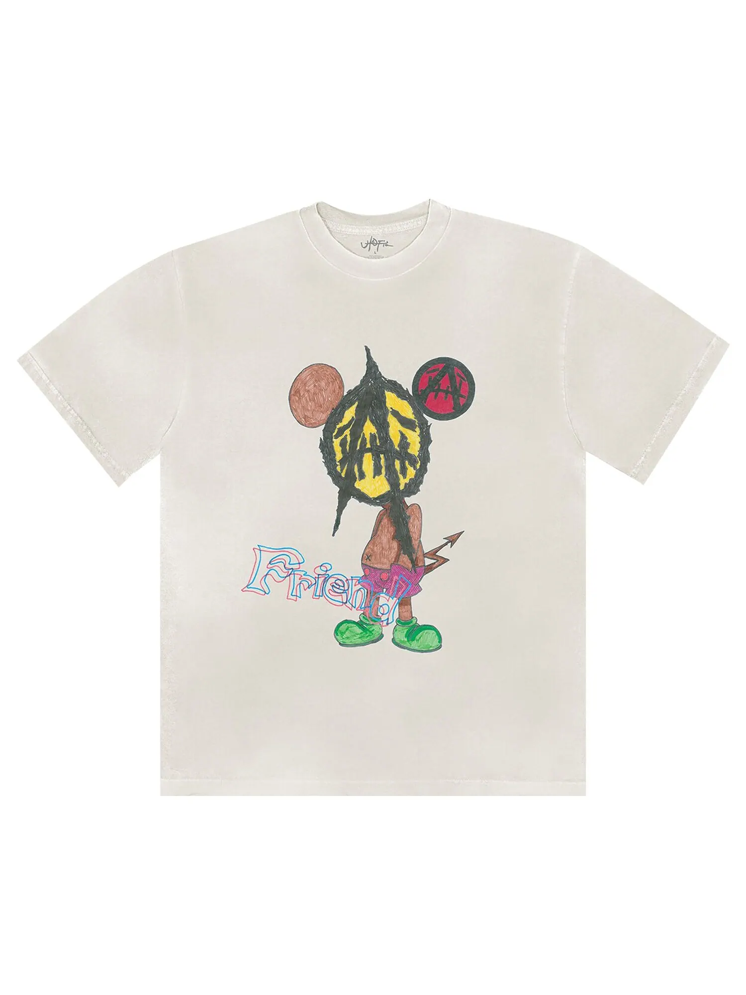 Футболка Cactus Jack от Travis Scott Utopia x St Michael Tee 2A White — изображение 1 из 2, белый