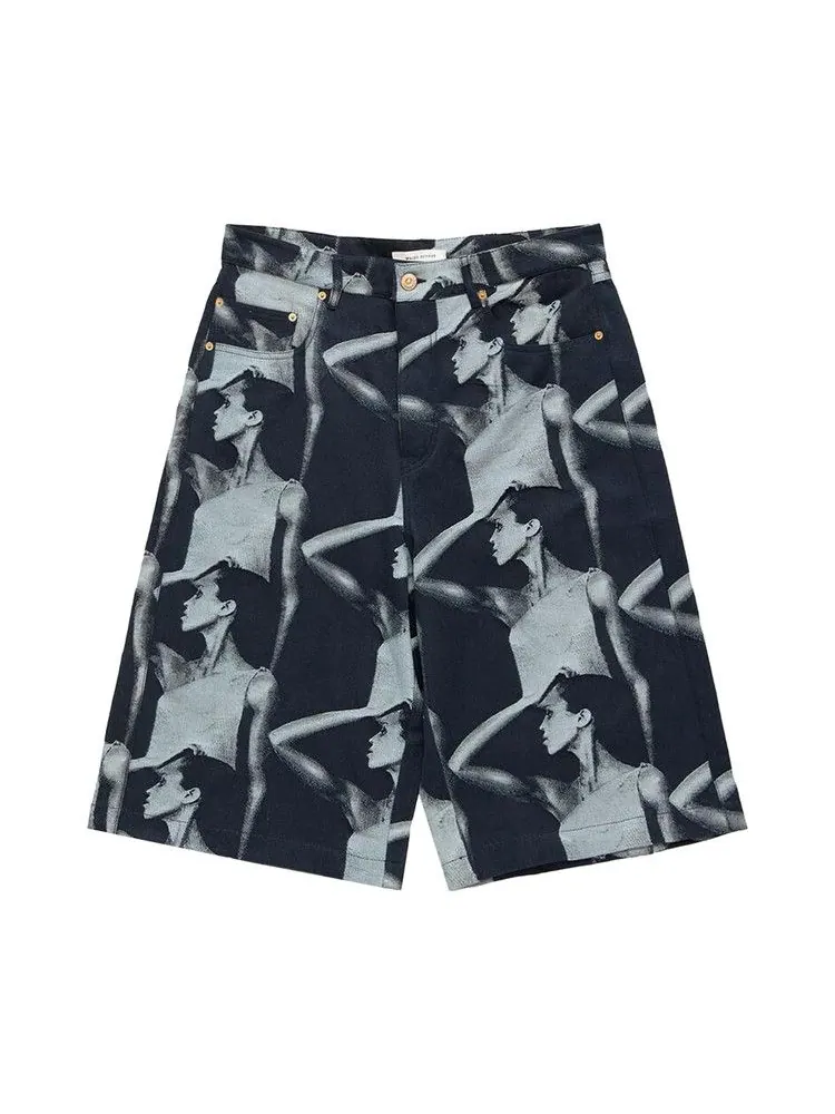 Шорты Wales Bonner Jet Shorts — изображение 1 из 3, синий