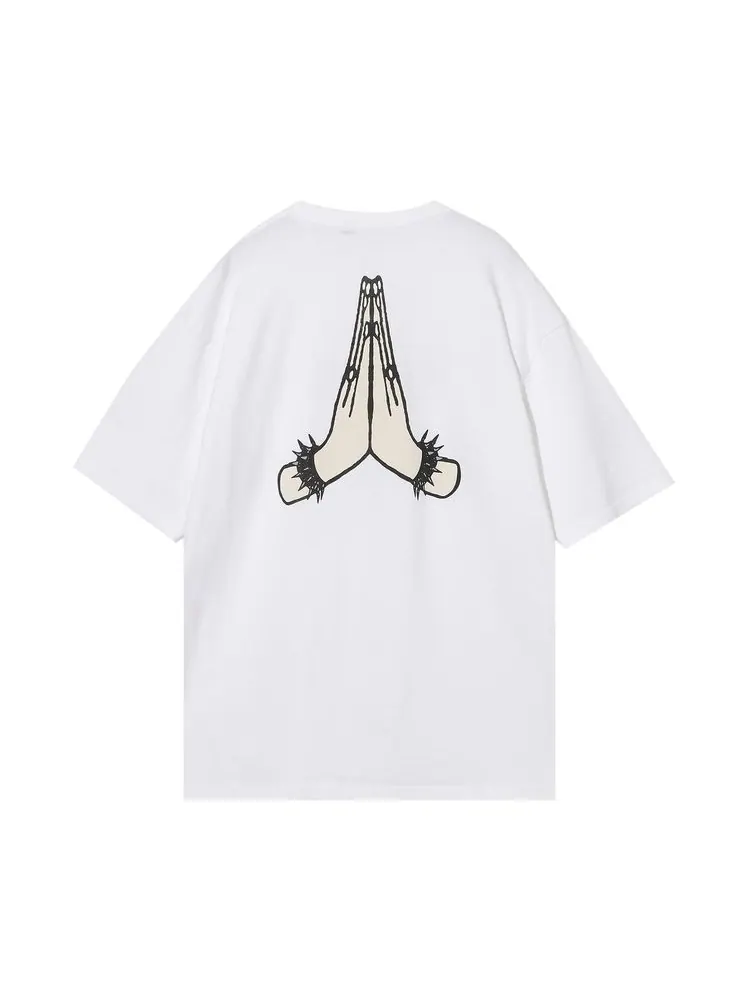 Футболка Undercover Praying Tee 'White' — изображение 2 из 2, белый
