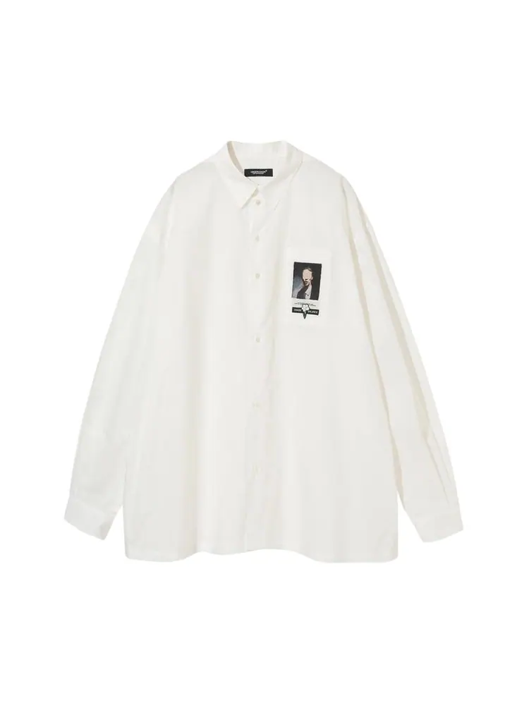 Рубашка Undercover Pach Long-Sleeve Shirt 'White' — белый