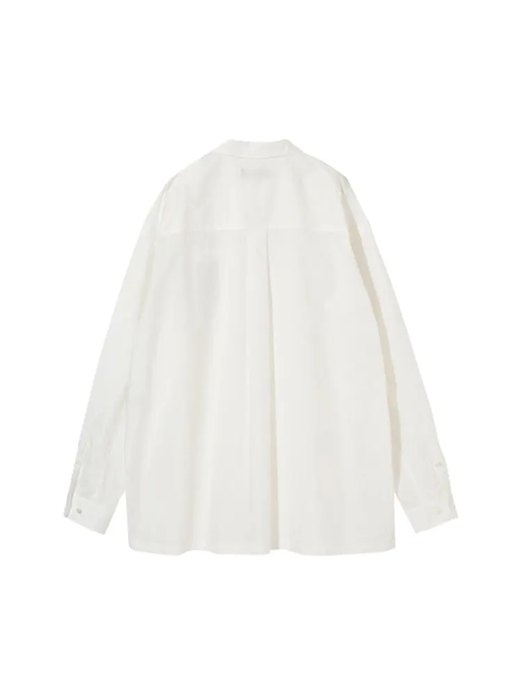 Рубашка Undercover Pach Long-Sleeve Shirt 'White' — изображение 2 из 2, белый