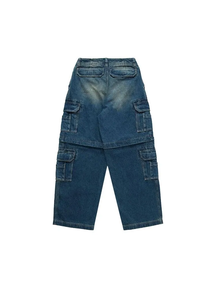Джинсы Vetements Hip Hop Cargo Jeans — изображение 2 из 2, винтажный темно-синий