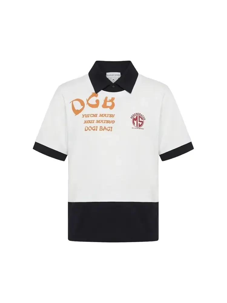 Футболка с коротким рукавом Marine Serre UPC Jersey — белый