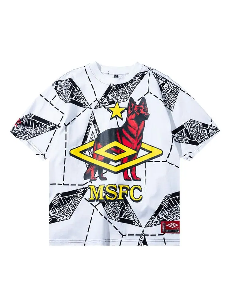 Футболка Market x Umbro Studios Fc T-Shirt 'Multicolor' — изображение 1 из 2, мульти