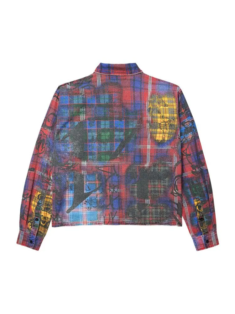 Топ Vale Forever Graffiti Flannel — изображение 2 из 2, мульти