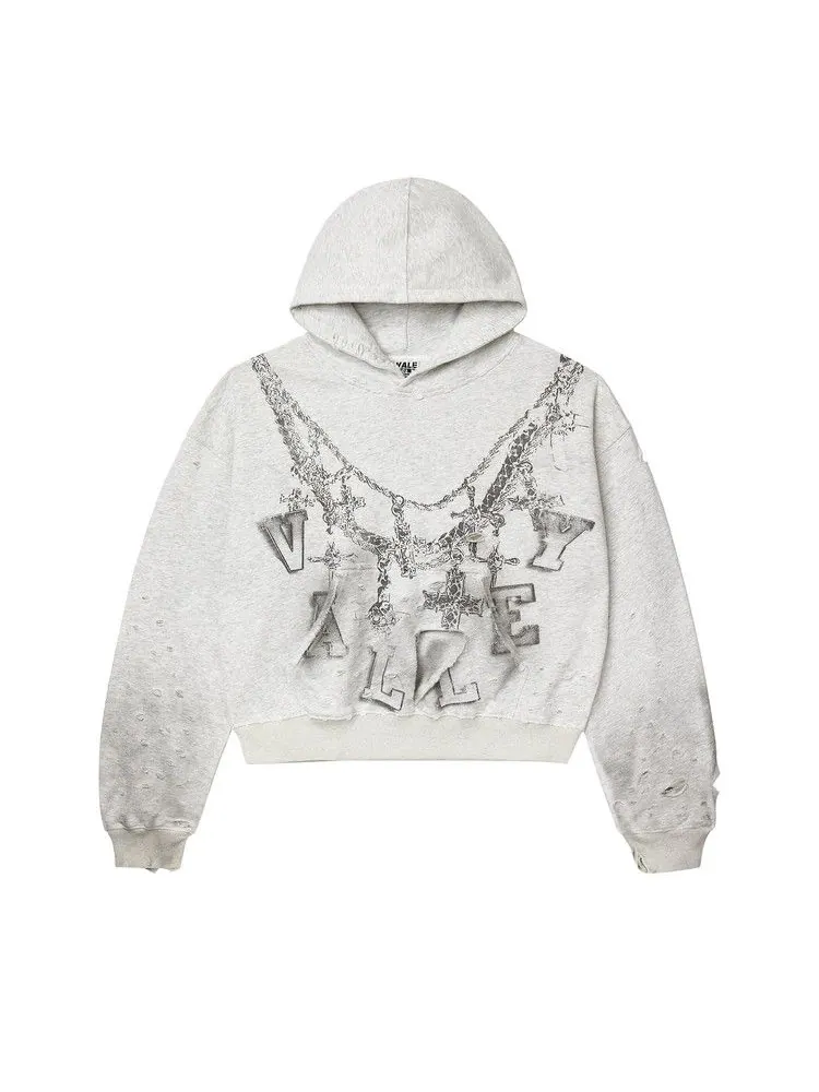 Худи Vale Forever Big Chain Hoodie, Dirty/Heather — изображение 1 из 2, белый