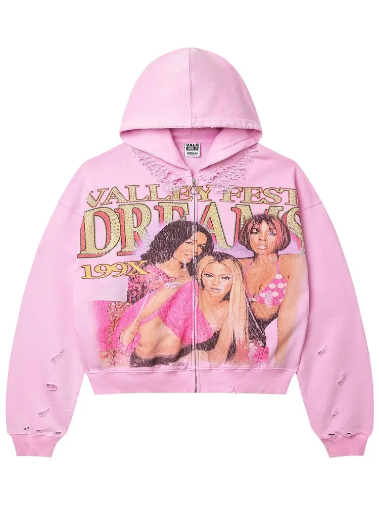 Худи Vale Forever Dreams Zip Up Hoodie 'Pink' — изображение 1 из 2, розовый