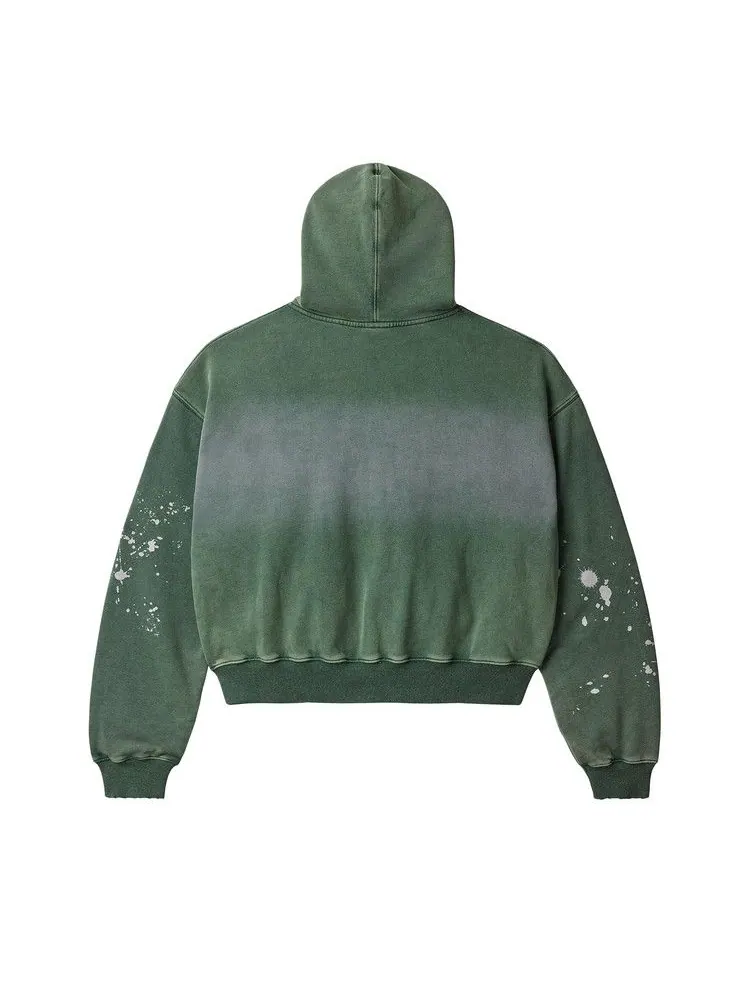 Худи Vale Forever Paint Zip Up Hoodie — изображение 2 из 2, папоротник