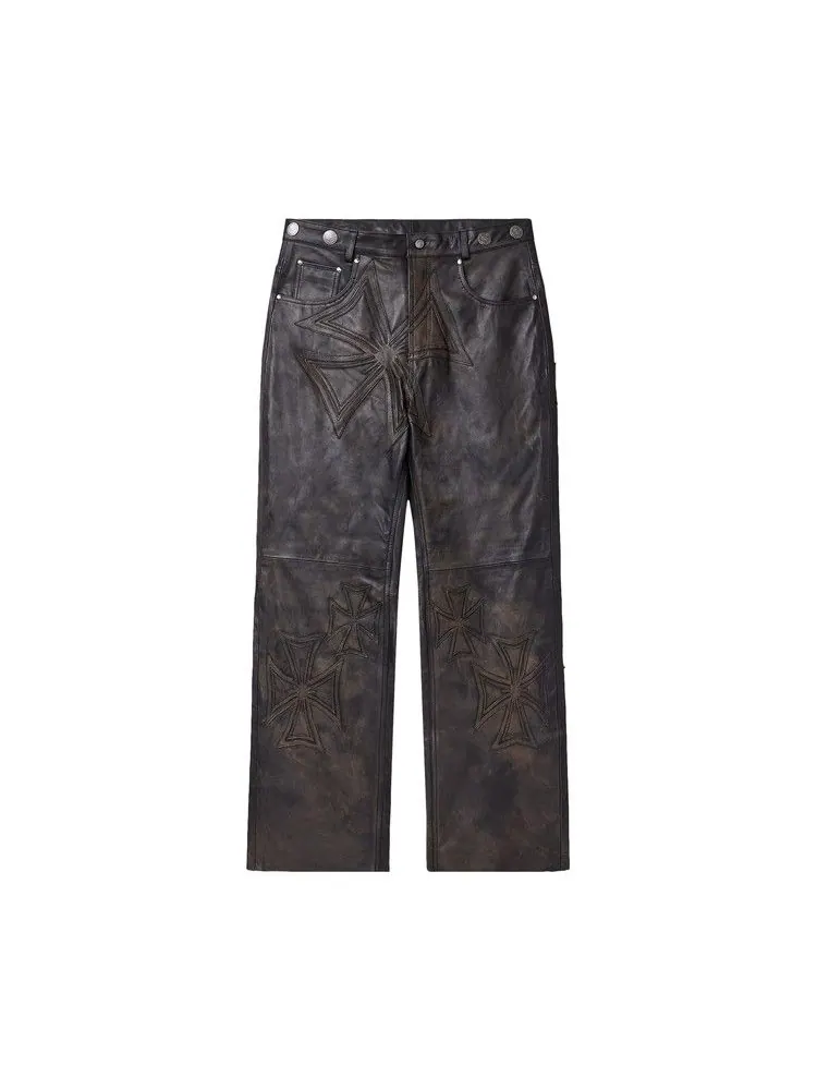 Брюки Vale Forever Leather Croxxx Denim — изображение 1 из 2, черный