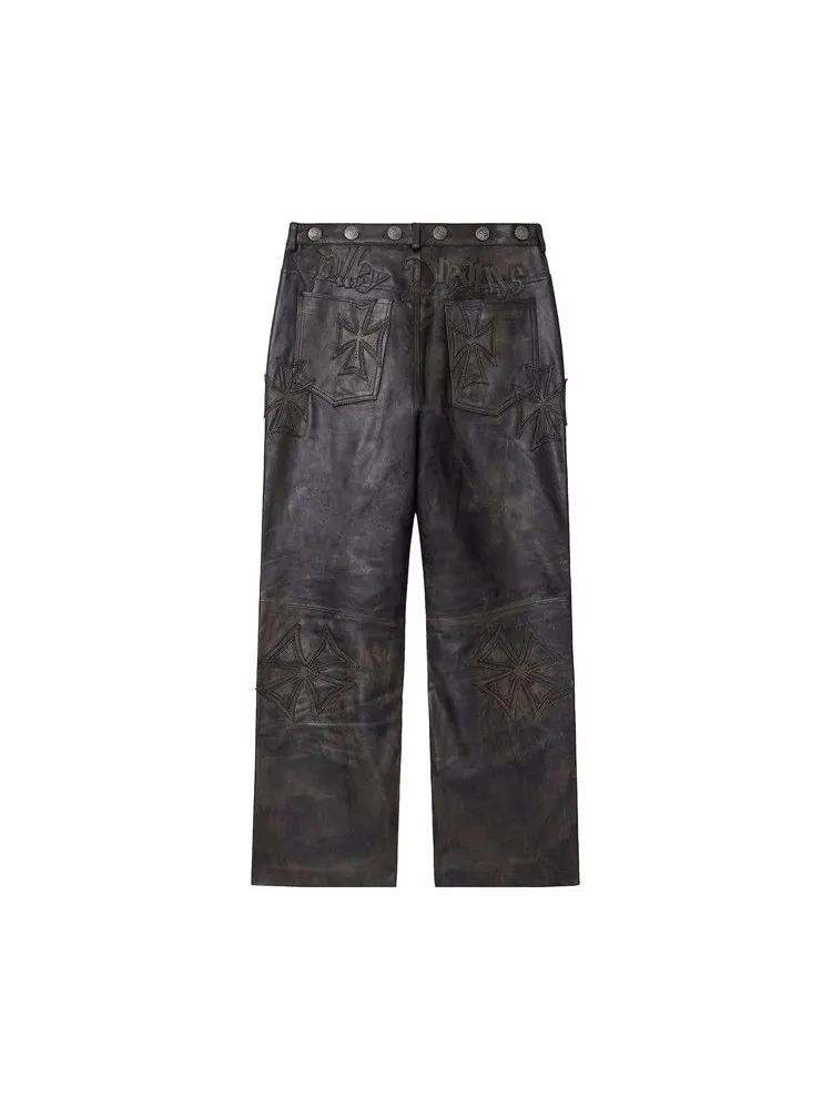 Брюки Vale Forever Leather Croxxx Denim — изображение 2 из 2, черный