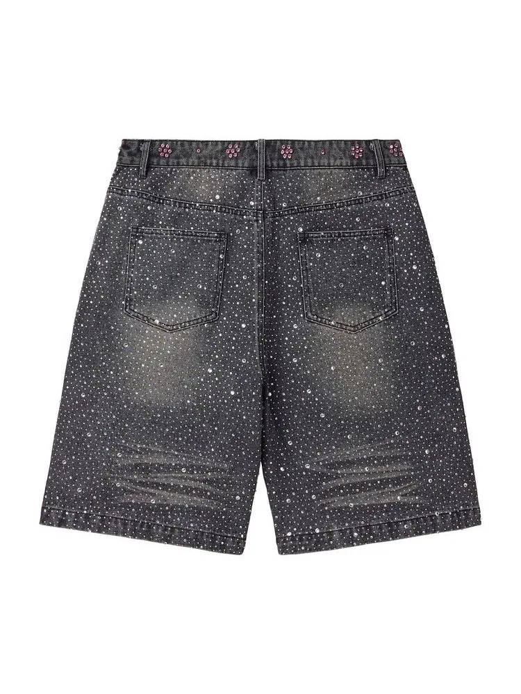 Брюки Vale Forever Iced Out Jorts — изображение 2 из 2, черный