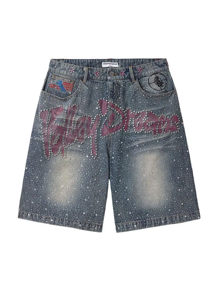 Брюки Vale Forever Iced Out Jorts — изображение 1 из 2, синий