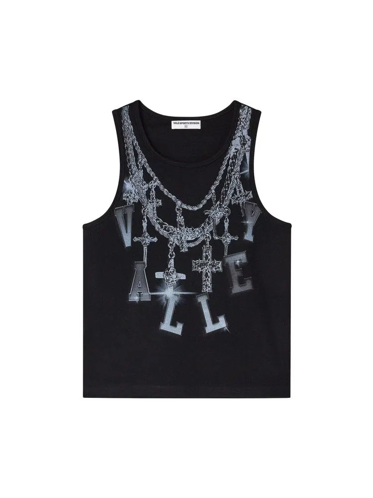 Топ Vale Forever Chain Tank — изображение 1 из 2, черный