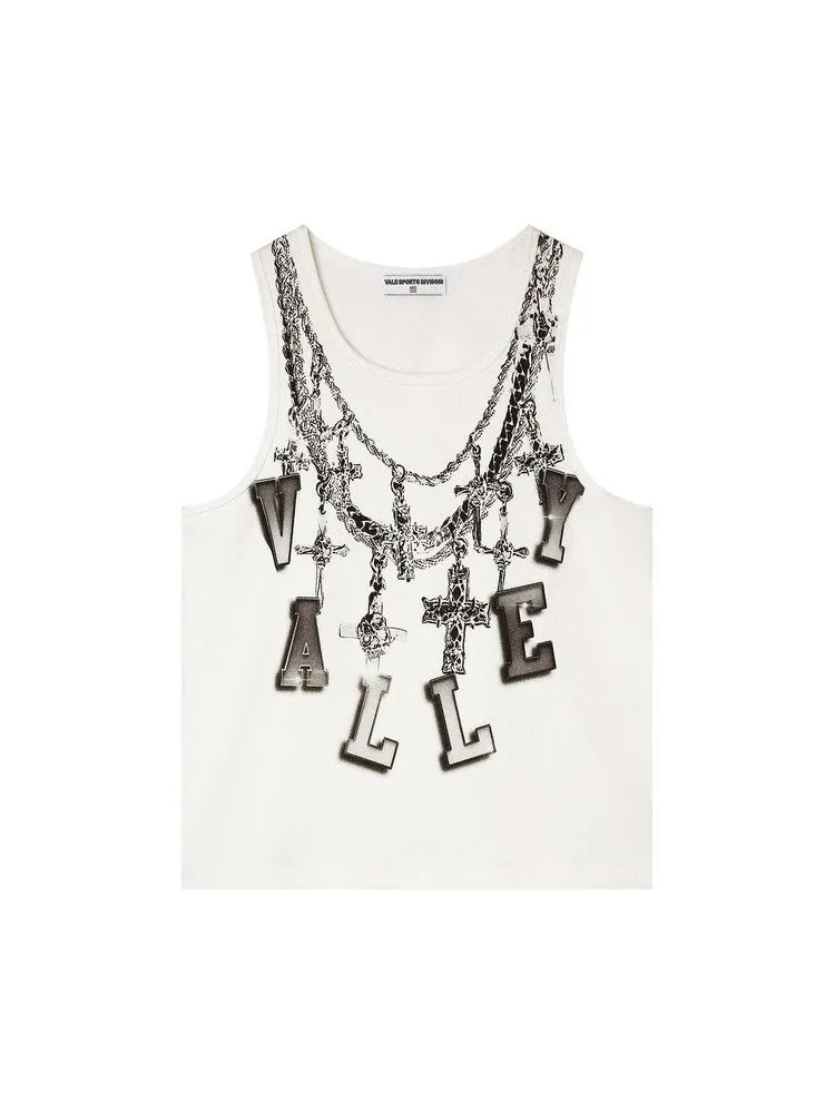 Топ Vale Forever Chain Tank — изображение 1 из 2, белый
