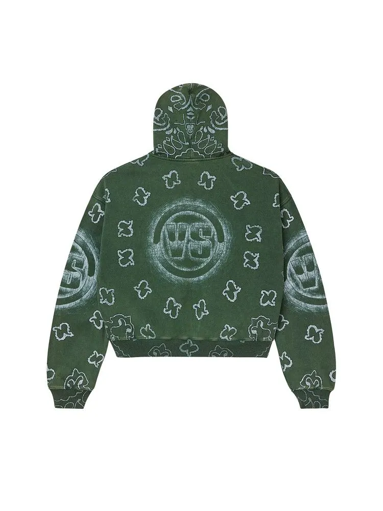 Толстовка Vale Forever Green Flag Zip Up — изображение 2 из 2, темный зеленый