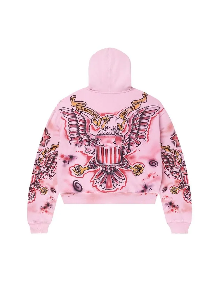 Толстовка Vale Forever Flag Zip Up — изображение 2 из 2, розовый